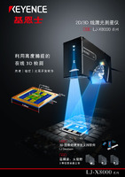 LJ-X8000 系列 2D/3D 線激光測量儀 產品目錄